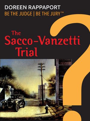 cover image of The Sacco-Vanzetti Trial